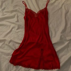 NWT Victoria’s Secret red slip dress